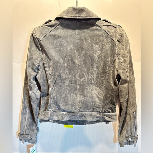 Andrew Marc suede Moto jacket in ladies large. - Picture 2 of 16